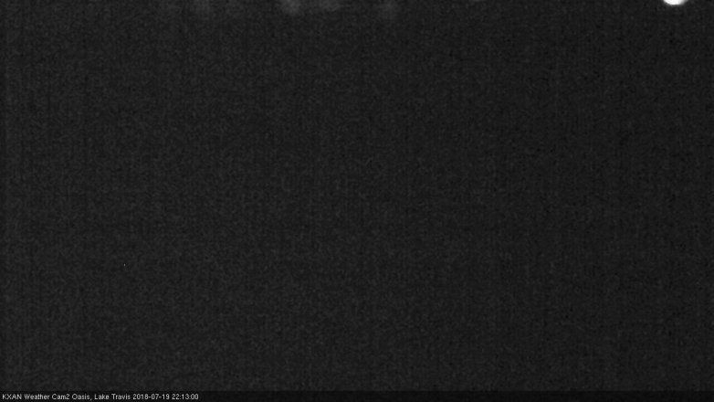 Lake Travis webcam, July 19, 2018 9:15 PM CT