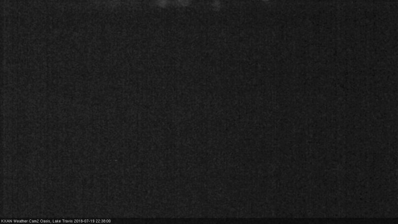 Lake Travis webcam, July 19, 2018 9:40 PM CT