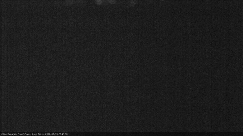Lake Travis webcam, July 19, 2018 9:45 PM CT