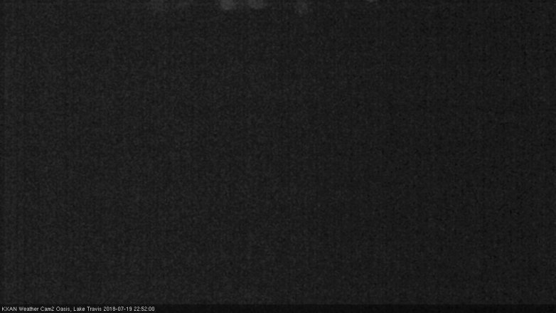 Lake Travis webcam, July 19, 2018 9:55 PM CT