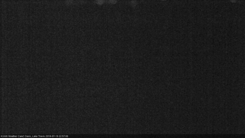 Lake Travis webcam, July 19, 2018 10:00 PM CT