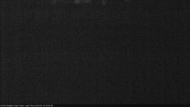 Lake Travis webcam, July 19, 2018 10:05 PM CT