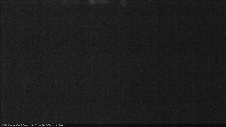 Lake Travis webcam, July 19, 2018 10:30 PM CT