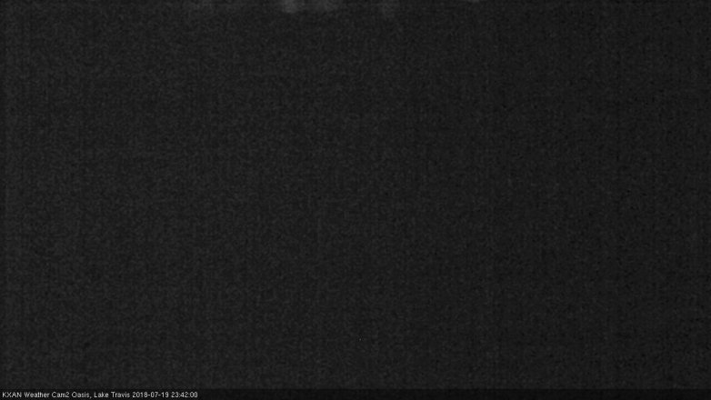 Lake Travis webcam, July 19, 2018 10:45 PM CT
