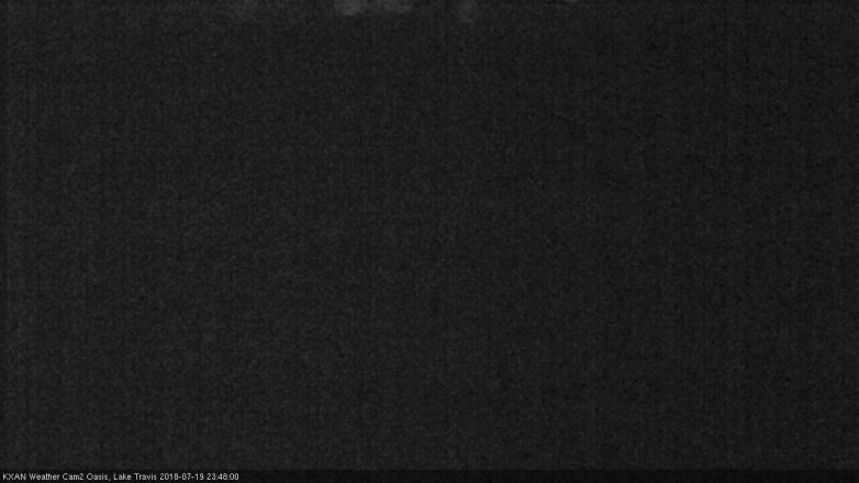 Lake Travis webcam, July 19, 2018 10:50 PM CT