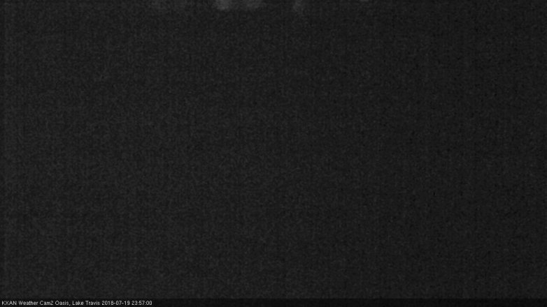 Lake Travis webcam, July 19, 2018 11:00 PM CT
