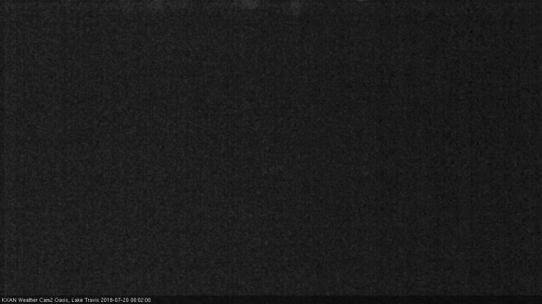 Lake Travis webcam, July 19, 2018 11:05 PM CT