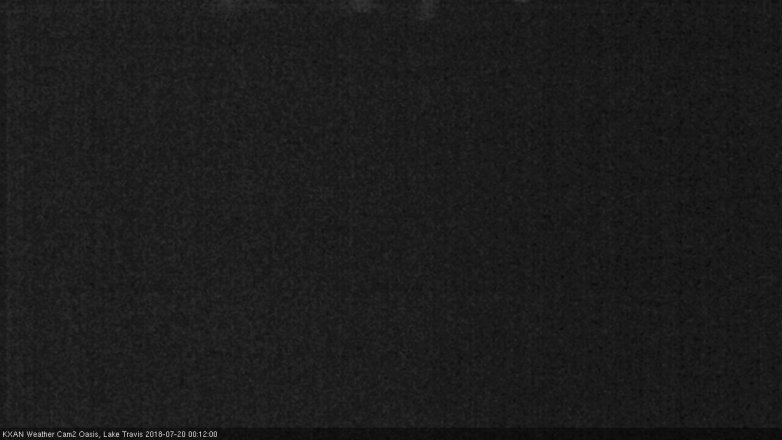 Lake Travis webcam, July 19, 2018 11:15 PM CT