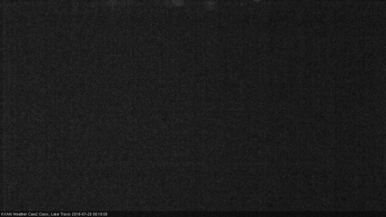 Lake Travis webcam, July 19, 2018 11:20 PM CT