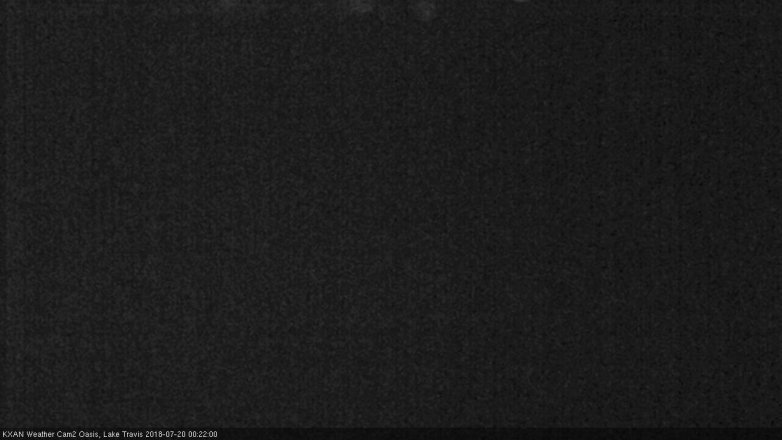 Lake Travis webcam, July 19, 2018 11:25 PM CT