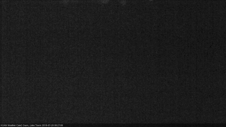 Lake Travis webcam, July 19, 2018 11:30 PM CT