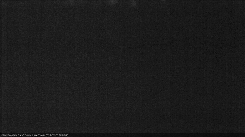 Lake Travis webcam, July 19, 2018 11:35 PM CT