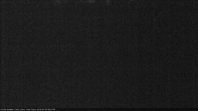 Lake Travis webcam, July 19, 2018 11:40 PM CT