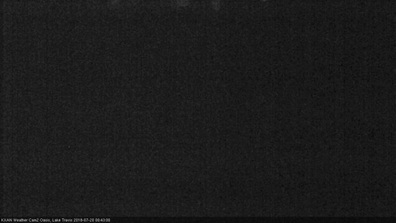 Lake Travis webcam, July 19, 2018 11:45 PM CT
