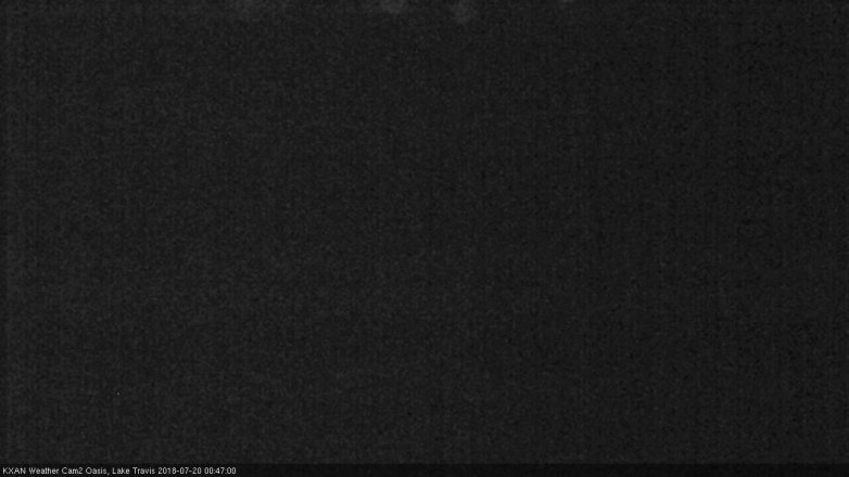 Lake Travis webcam, July 19, 2018 11:50 PM CT
