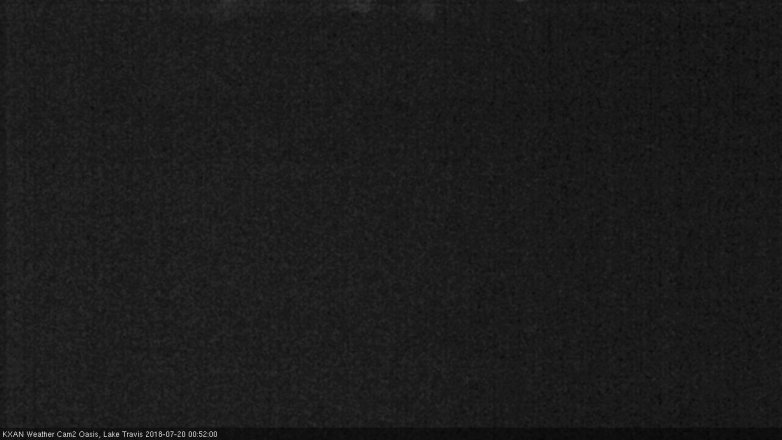Lake Travis webcam, July 19, 2018 11:55 PM CT