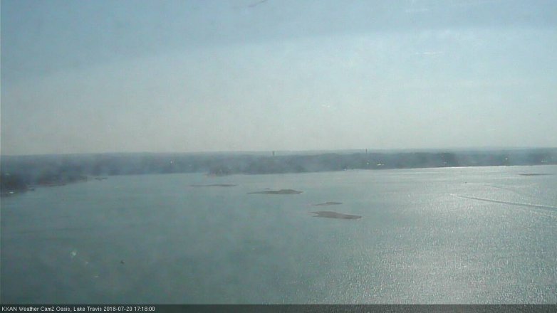 Lake Travis webcam, July 20, 2018 4:20 PM CT