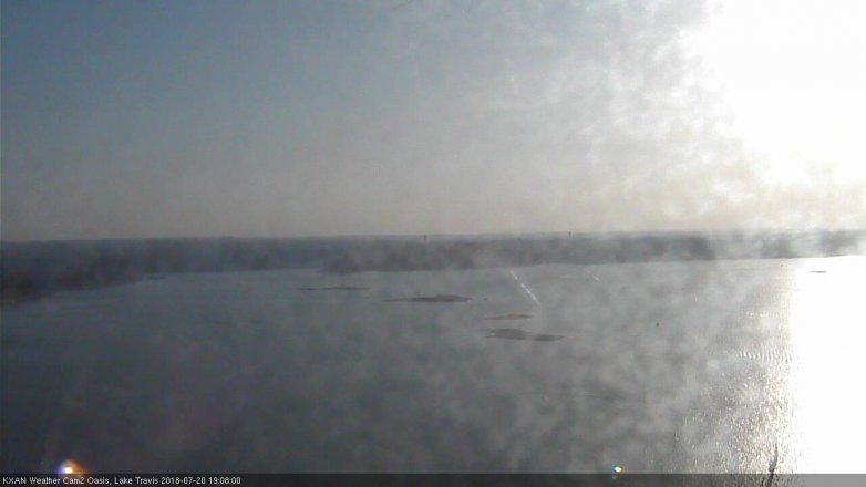 Lake Travis webcam, July 20, 2018 6:10 PM CT
