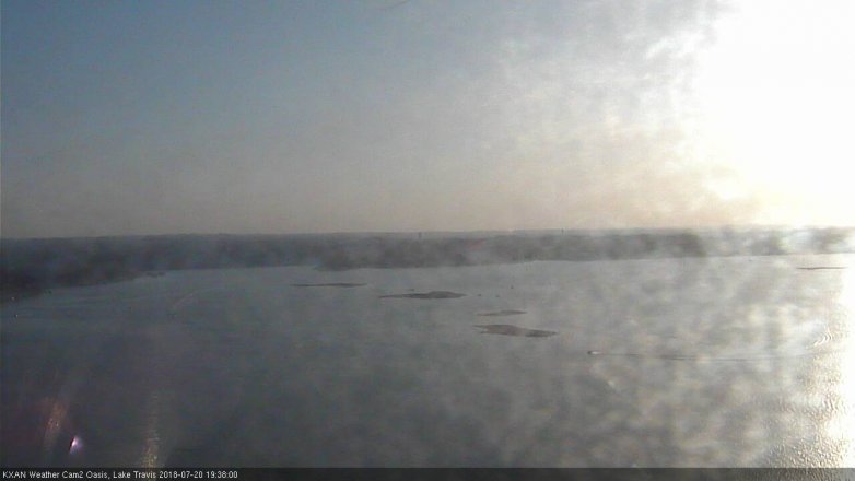 Lake Travis webcam, July 20, 2018 6:40 PM CT