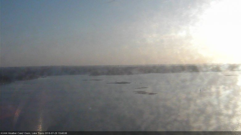 Lake Travis webcam, July 20, 2018 6:50 PM CT