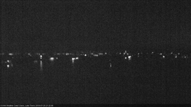 Lake Travis webcam, July 20, 2018 8:35 PM CT