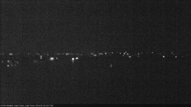 Lake Travis webcam, July 20, 2018 10:20 PM CT