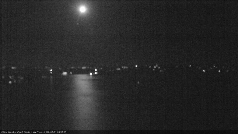 Lake Travis webcam, July 20, 2018 12:00 AM CT