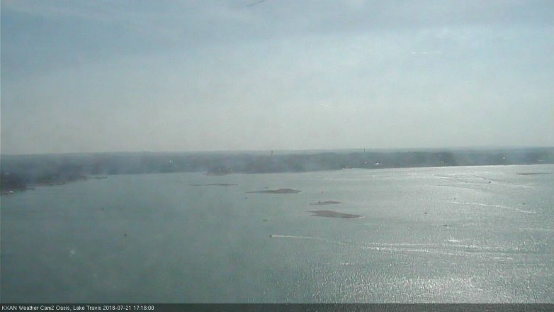 Lake Travis webcam, July 21, 2018 4:20 PM CT