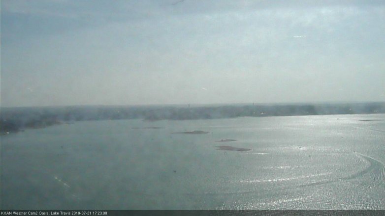 Lake Travis webcam, July 21, 2018 4:25 PM CT