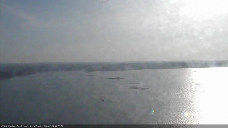 Lake Travis webcam, July 21, 2018 5:35 PM CT