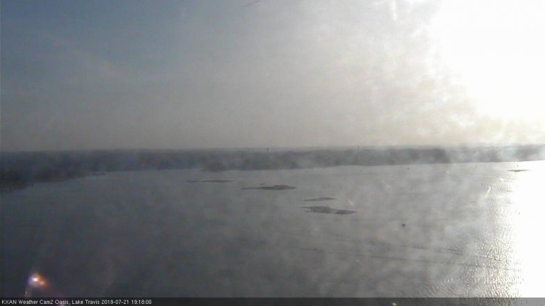 Lake Travis webcam, July 21, 2018 6:20 PM CT