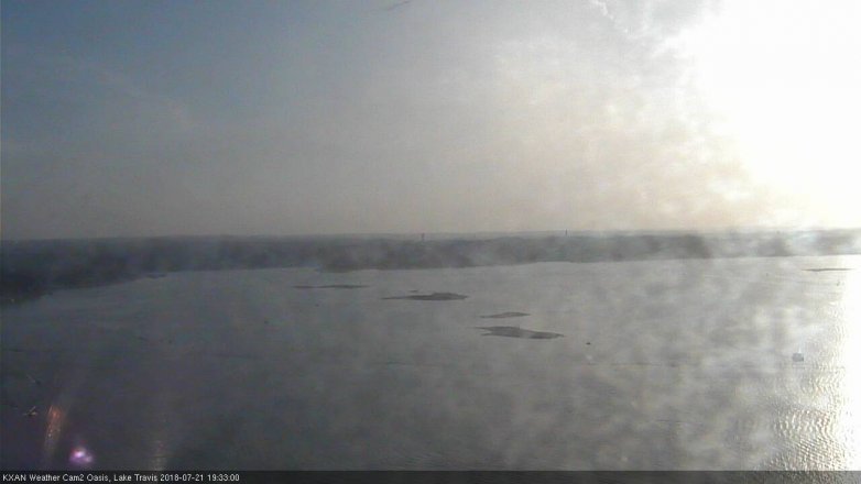 Lake Travis webcam, July 21, 2018 6:35 PM CT