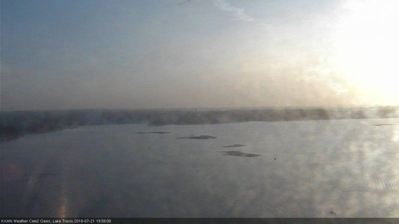 Lake Travis webcam, July 21, 2018 7:00 PM CT