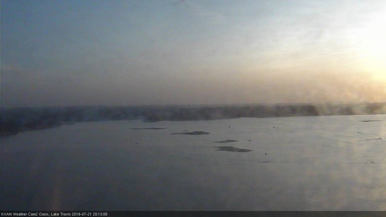 Lake Travis webcam, July 21, 2018 7:15 PM CT