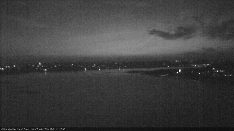 Lake Travis webcam, July 21, 2018 8:25 PM CT
