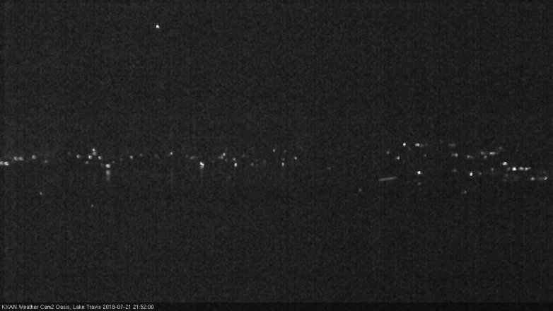 Lake Travis webcam, July 21, 2018 8:55 PM CT