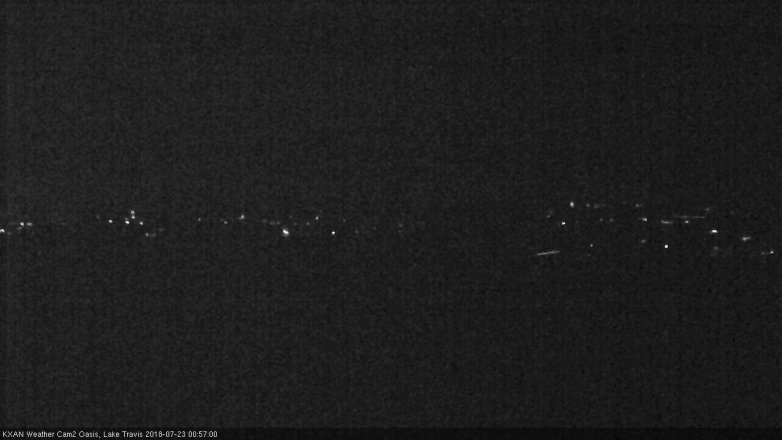 Lake Travis webcam, July 22, 2018 12:00 AM CT