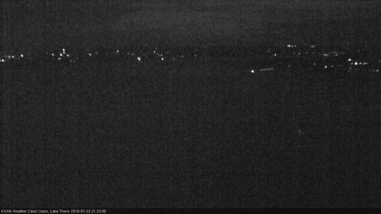 Lake Travis webcam, July 23, 2018 8:25 PM CT
