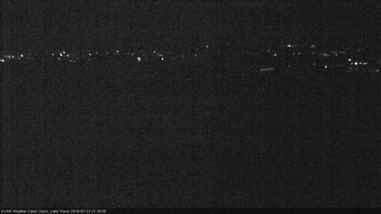 Lake Travis webcam, July 23, 2018 8:40 PM CT