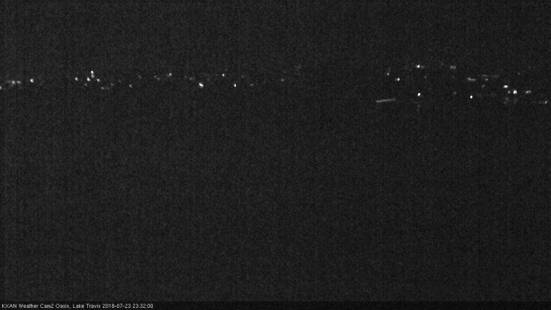 Lake Travis webcam, July 23, 2018 10:35 PM CT