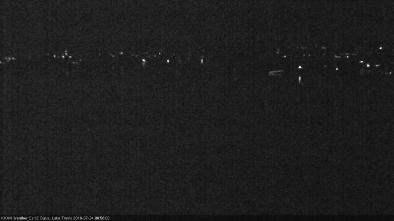 Lake Travis webcam, July 23, 2018 12:00 AM CT