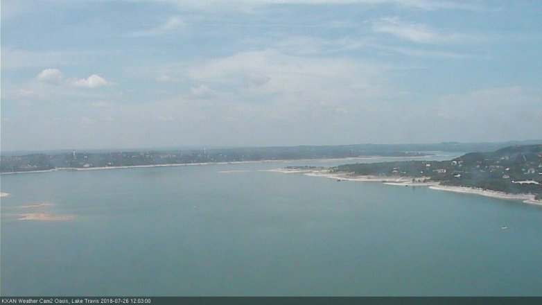 Lake Travis webcam, July 26, 2018 11:05 AM CT