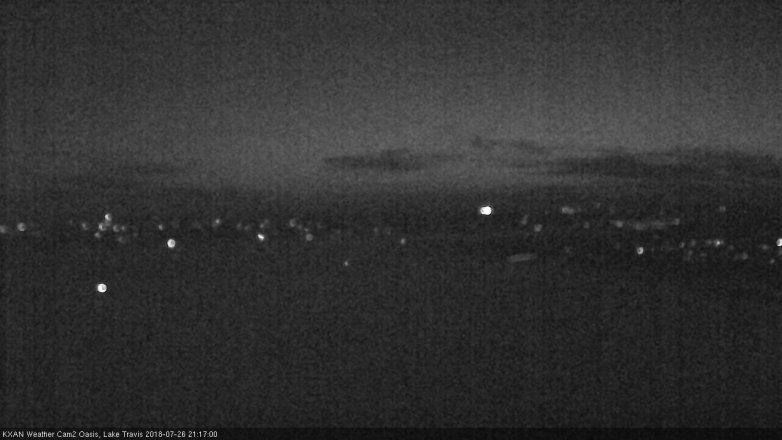 Lake Travis webcam, July 26, 2018 8:20 PM CT