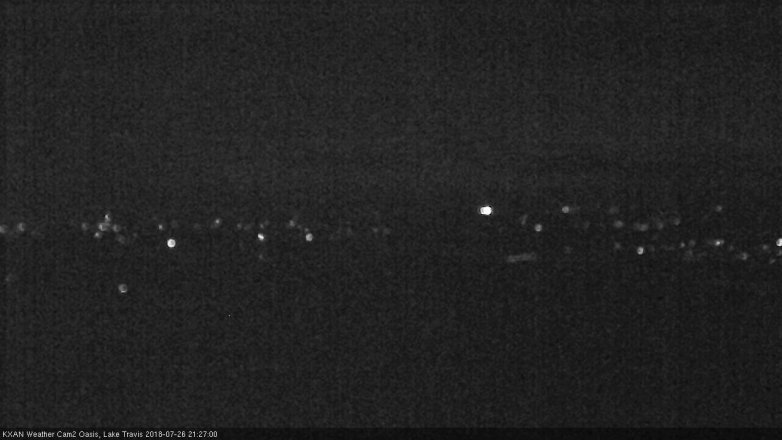 Lake Travis webcam, July 26, 2018 8:30 PM CT
