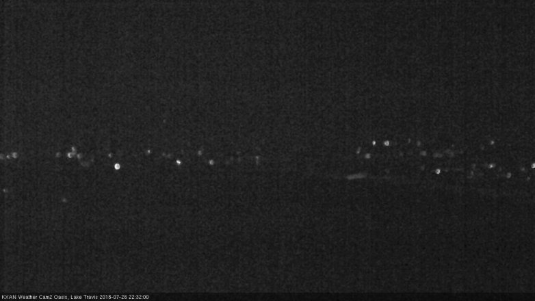 Lake Travis webcam, July 26, 2018 9:35 PM CT