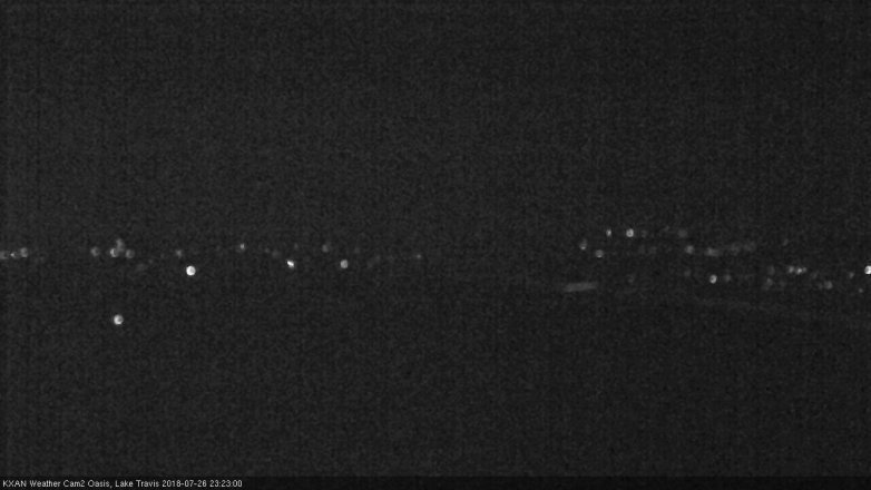 Lake Travis webcam, July 26, 2018 10:25 PM CT