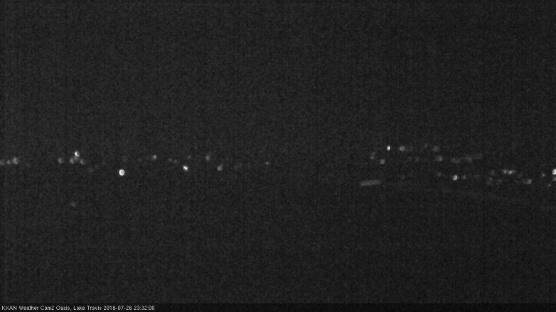 Lake Travis webcam, July 26, 2018 10:35 PM CT