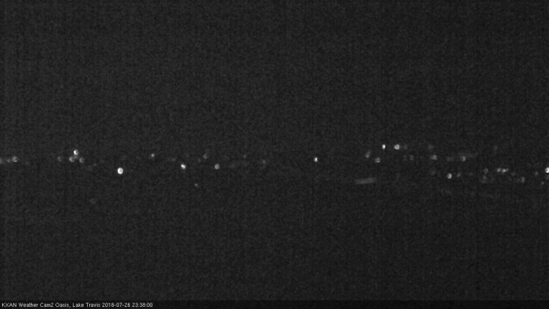 Lake Travis webcam, July 26, 2018 10:40 PM CT