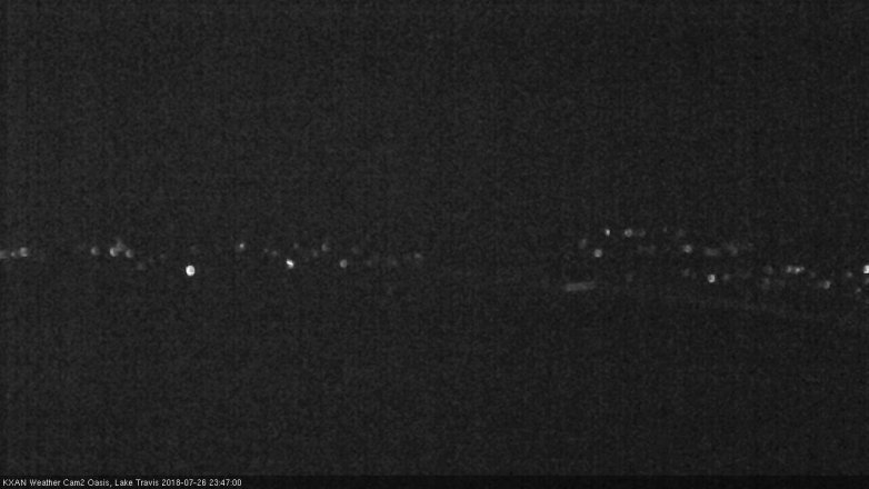 Lake Travis webcam, July 26, 2018 10:50 PM CT