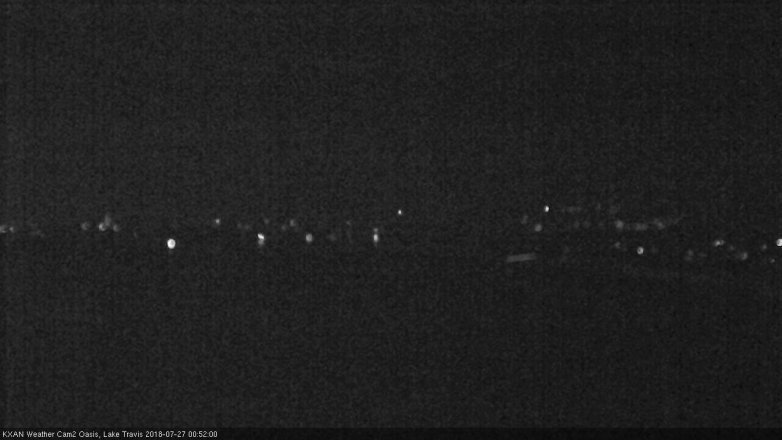 Lake Travis webcam, July 26, 2018 11:55 PM CT